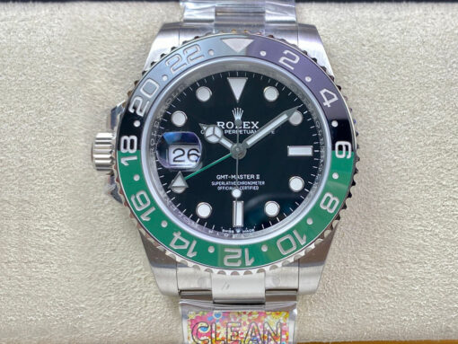 Replica Clean Factory Rolex GMT Master II M126720VTNR-0001 Black Dial - Buy Replica Watches