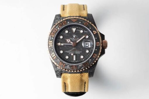 Replica Rolex GMT-MASTER II Diw Yellow Fabric Strap - Buy Replica Watches