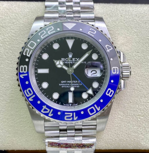Replica Clean Factory Rolex GMT Master II M126710BLNR-0002 Black Dial - Buy Replica Watches