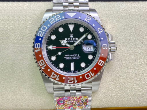 Replica Clean Factory Rolex GMT Master II M126710BLRO-0001 Black Dial - Buy Replica Watches
