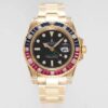 Replica ROF Factory Rolex GMT Master II 116758 SAru-78208 Black Dial - Buy Replica Watches