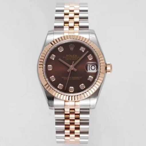 Replica GS Factory Rolex Datejust m278271-0028 Brown Dial - Buy Replica Watches