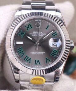 Replica TW Factory Rolex Datejust M126334-0021 Gray Dial Swiss ETA3235 - Buy Replica Watches