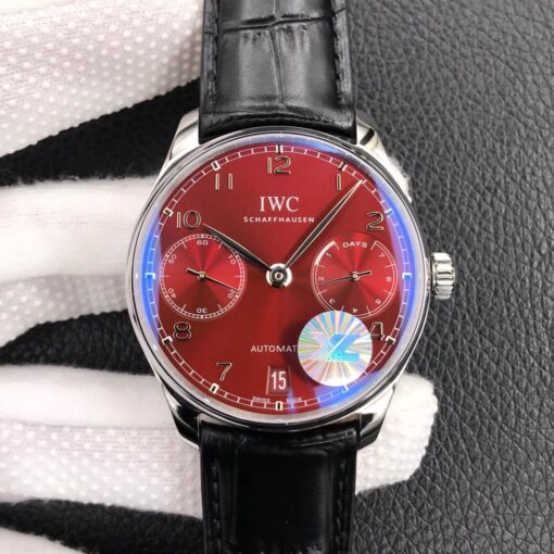 Replica YL Factory IWC Portugieser IW500714 Burgundy Red Dial - Buy Replica Watches