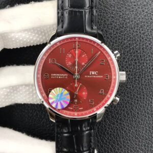 Replica ZF Factory IWC Portugieser Chronograph IW371616 Burgundy Red Dial - Buy Replica Watches