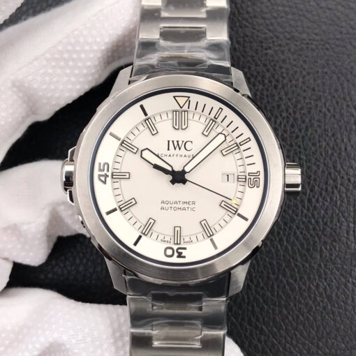 Replica V6 Factory IWC Aquatimer IW329004 Silver White Dial - Buy Replica Watches