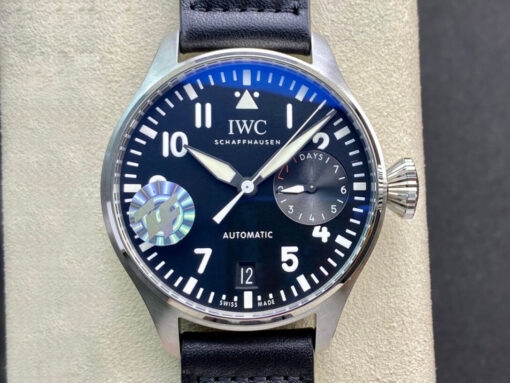 Replica ZF Factory IWC Pilot 46MM Stainless Steel Black Dial - Buy Replica Watches