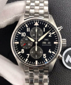 Replica ZF Factory IWC Pilot IW377710 Black Dial - Buy Replica Watches