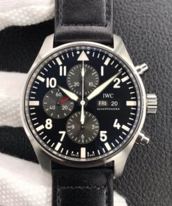 Replica ZF Factory IWC Pilot IW377709 Black Dial - Buy Replica Watches