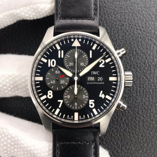 Replica ZF Factory IWC Pilot IW377709 Black Dial - Buy Replica Watches