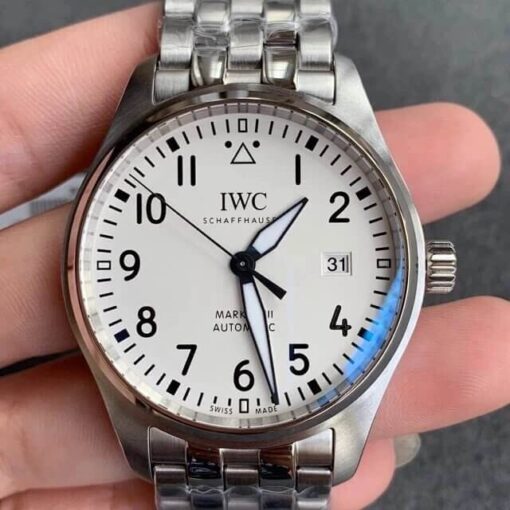 Replica V7 Factory IWC Pilot IW327012 White Dial - Buy Replica Watches