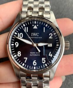 Replica V7 Factory IWC Pilot IW327014 Blue Dial - Buy Replica Watches