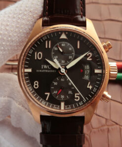Replica ZF Factory IWC Pilot IW387802 Rose Gold Dark Gray Dial - Buy Replica Watches