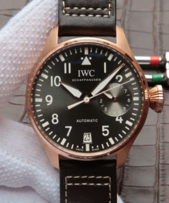 Replica ZF Factory IWC Big Pilot IW500901 Rose Gold Black Dial - Buy Replica Watches