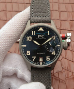 Replica MKS factory IWC Pilot IW500909 Titanium Ceramic Limited Edition Blue Dial - Buy Replica Watches