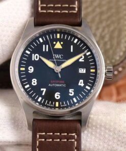 Replica MKS Factory IWC Pilot Spitfire IW326803 Black Dial - Buy Replica Watches