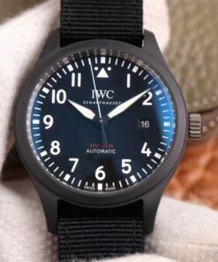 Replica MKS Factory IWC Pilot Top Gun IW326901 Black Dial - Buy Replica Watches
