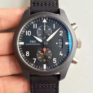 Replica ZF Factory IWC Pilot Chronograph IW388001 Black Dial - Buy Replica Watches