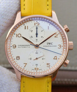 Replica ZF Factory IWC Portuguese Yellow Strap - Buy Replica Watches