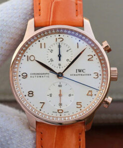 Replica ZF Factory IWC Portuguese Orange Strap - Buy Replica Watches