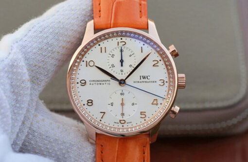 Replica ZF Factory IWC Portuguese Orange Strap - Buy Replica Watches