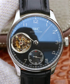 Replica ZF Factory IWC Portuguese Tourbillon Black Dial - Buy Replica Watches