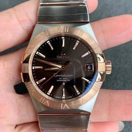 Replica VS Factory Omega Constellation 123.20.31.20.13.001 Dark Brown Dial - Buy Replica Watches