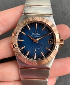 Replica VS Factory Omega Constellation 123.20.38.21.03.001 Blue Dial - Buy Replica Watches