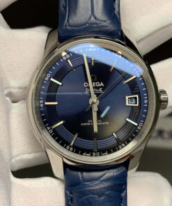 Replica VS Factory Omega De Ville 433.33.41.21.03.001 Blue Dial - Buy Replica Watches
