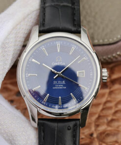 Replica VS Factory Omega De Ville 431.33.41.21.03.001 Dark Blue Dial - Buy Replica Watches