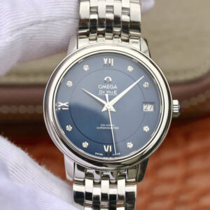 Replica MKS Factory Omega De Ville 424.10.33.20.53.001 Diamond Dial - Buy Replica Watches