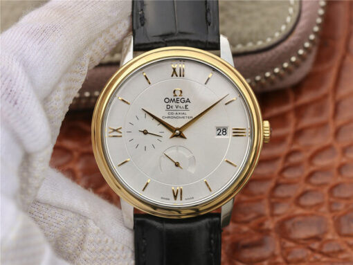 Replica ZF Factory Omega De Ville 424.53.40.21.02.002 Yellow Gold - Buy Replica Watches