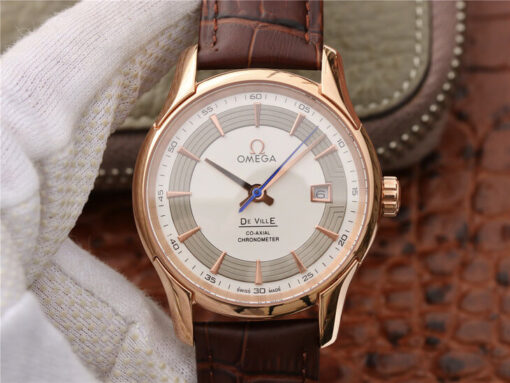 Replica VS Factory Omega De Ville 431.63.41.21.02.001 Red Gold - Buy Replica Watches