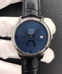 Replica ZF Factory Omega De Ville 424.13.40.21.03.001 Blue Dial - Buy Replica Watches