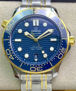 Replica OR Factory Omega Seamaster Diver 300M 210.20.42.20.03.001 Blue Dial - Buy Replica Watches