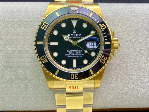 Replica VS Factory Rolex Submariner M126618LN-0002 41MM Yellow Gold - Buy Replica Watches