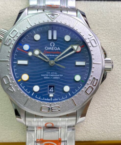 Replica OR Factory Omega Seamaster Diver 300M 522.30.42.20.03.001 Blue Dial - Buy Replica Watches