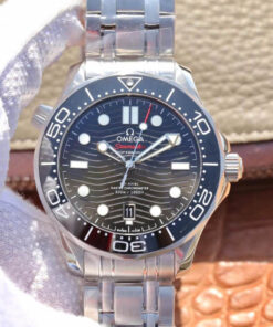 Replica VS Factory Omega Seamaster Diver 300M 210.30.42.20.01.001 Black Dial - Buy Replica Watches