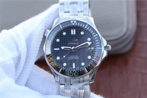 Replica V6 Factory Omega Seamaster Diver 300M 522.30.41.20.01.001 Black Dial - Buy Replica Watches