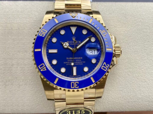 Replica Clean Factory Rolex Submariner M116618LB-0003 Blue Dial - Buy Replica Watches