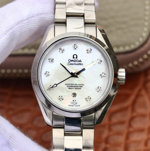 Replica 3S Factory Omega Seamaster 231.10.34.20.55.002 Aqua Terra 150M White Dial - Buy Replica Watches