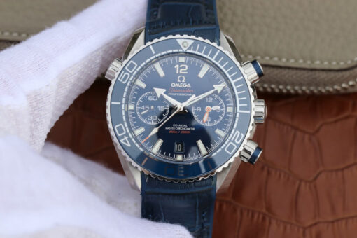 Replica OM Factory Omega Seamaster Ocean Planet 600M 215.33.46.51.03.001 Blue Bezel - Buy Replica Watches