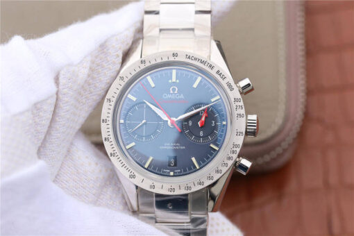 Replica OM Factory Omega Speedmaster 331.10.42.51.03.001 Blue Dial - Buy Replica Watches