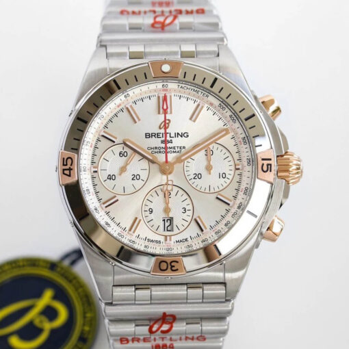 Replica GF Factory Breitling Chronomat IB0134101G1A1 White Dial - Buy Replica Watches