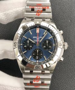 Replica GF Factory Breitling Chronomat AB0134101C1A1 Stainless Steel Blue Dial - Buy Replica Watches