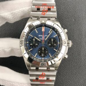 Replica GF Factory Breitling Chronomat AB0134101C1A1 Stainless Steel Blue Dial - Buy Replica Watches