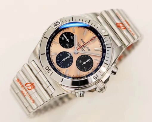 Replica GF Factory Breitling Chronomat AB0134101K1A1 Rose Gold Dial - Buy Replica Watches