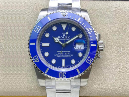 Replica VS Factory Rolex Submariner 116619LB-97209 Blue Dial - Buy Replica Watches