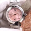 Replica V9 Factory Cartier Pasha W31075M7 Pink Dial - Buy Replica Watches