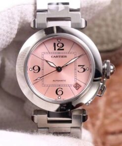 Replica V9 Factory Cartier Pasha W31075M7 Pink Dial - Buy Replica Watches